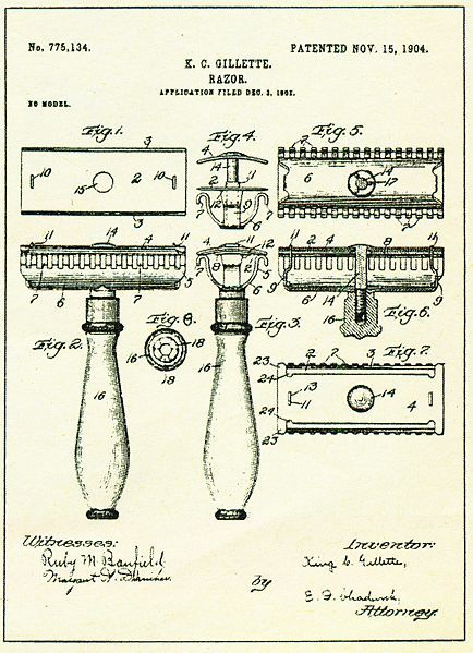 Gillete Historia Patente