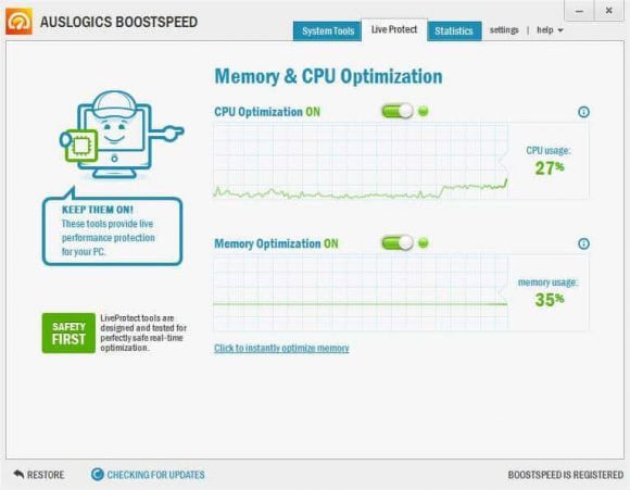 Optimización de memoria y CPU
