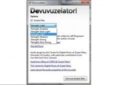 Devuvuzelator