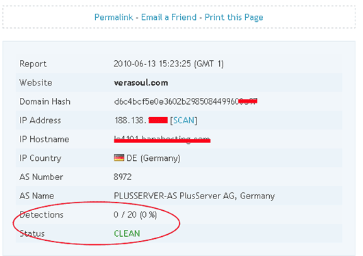 URLVoid verasoul.com