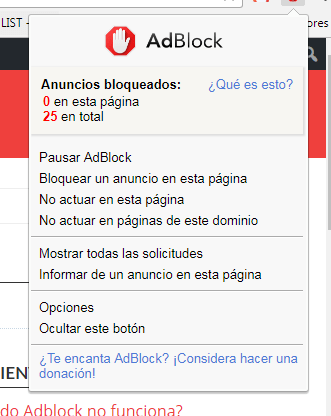Adblocker Detectado